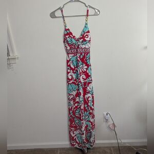 Trina Turk Size Small Garden Bloom Swim Cover Up Maxi Dress